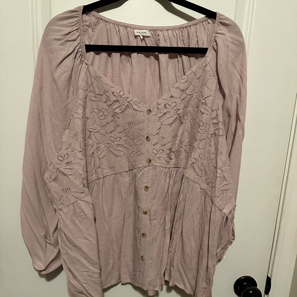 Maurices Lace Bodice Top